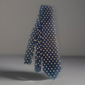 Brooks Brothers Silk Tie 57"x3.5" Marching Drum Print Navy USA Italy Unique